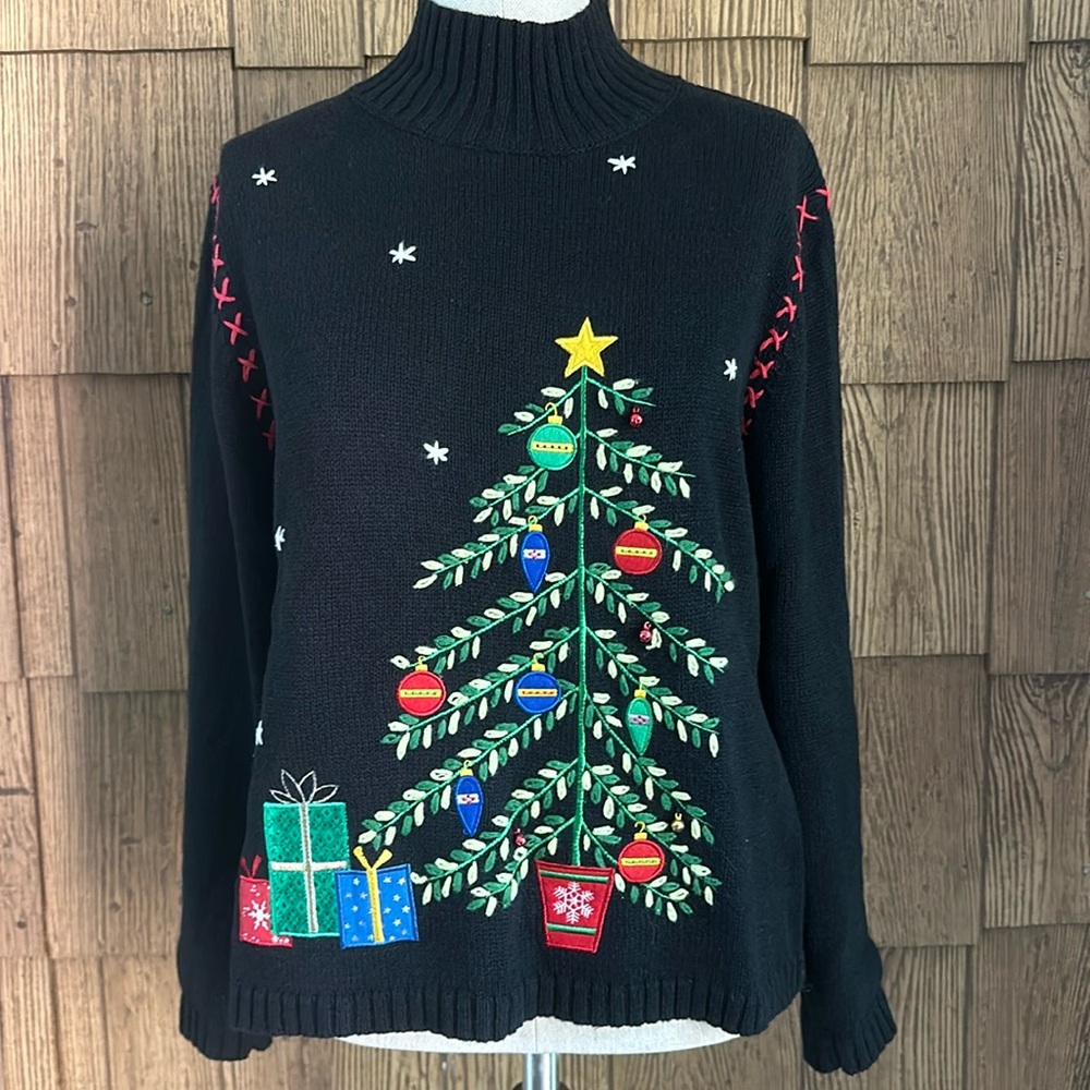 Christmas Sweater size LG Petite